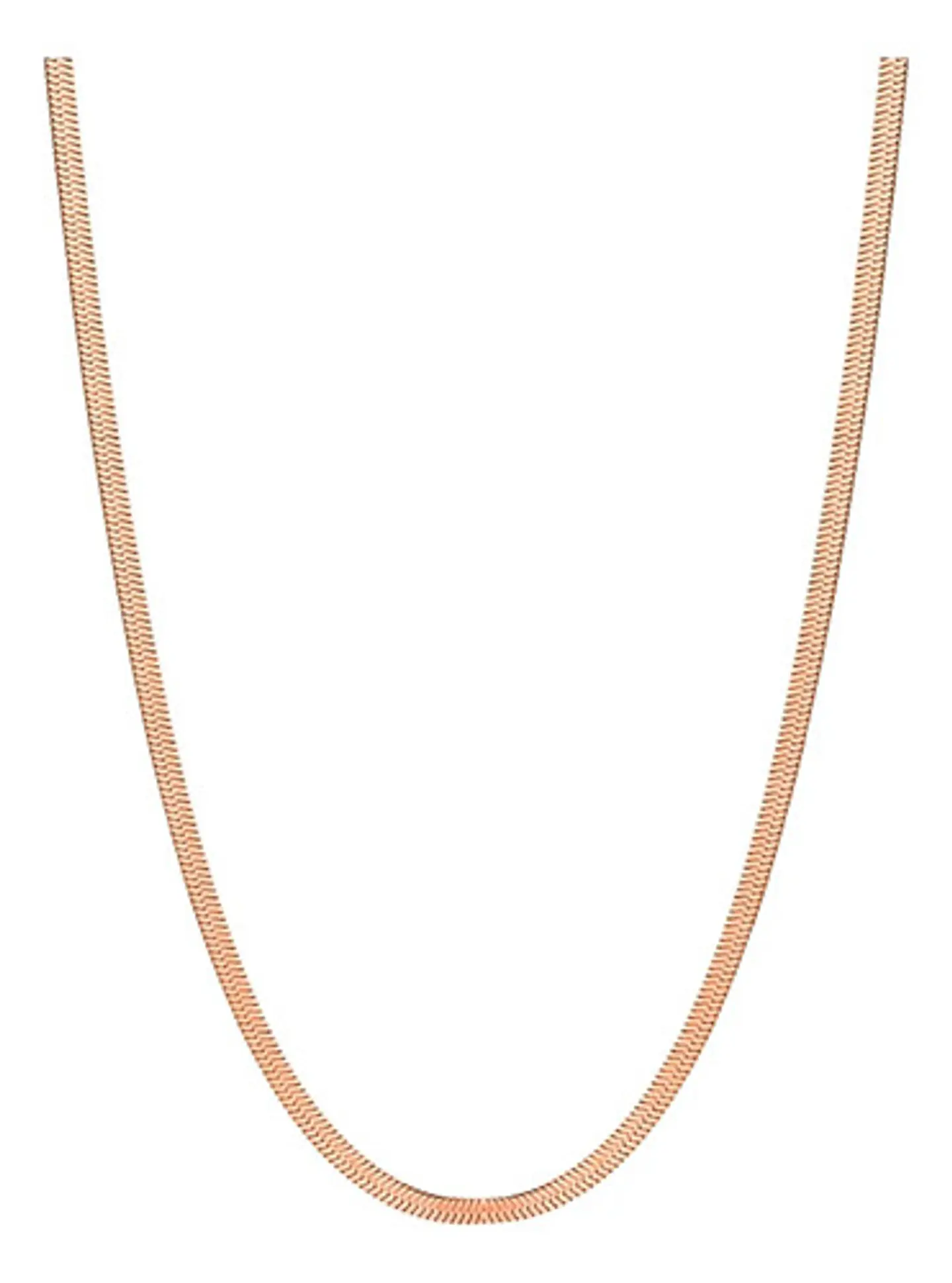 Cadena 50 Cm Serpiente 3mm Color Oro Acero Inoxidable Hombre 11