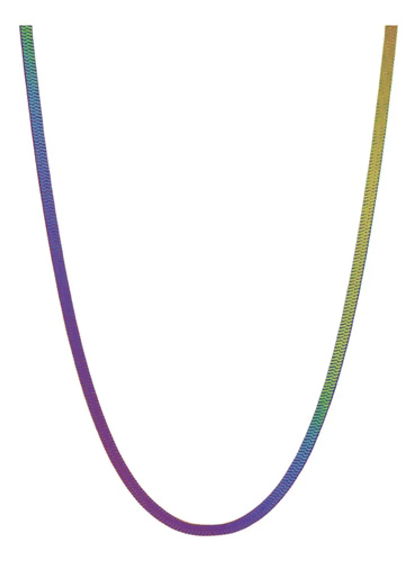 Cadena 50 Cm Serpiente 3mm Color Oro Acero Inoxidable Hombre 25