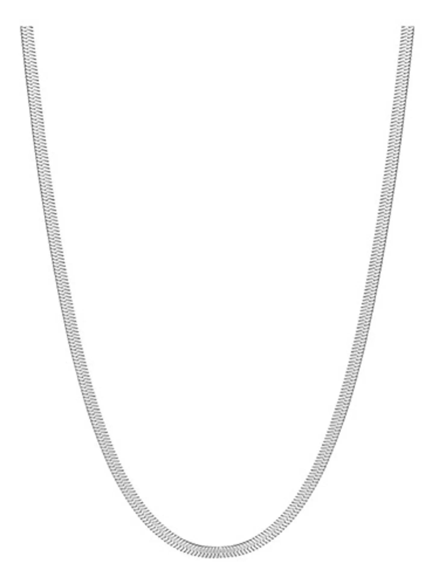 Cadena 50 Cm Serpiente 3mm Color Oro Acero Inoxidable Hombre 35