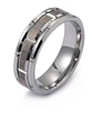 Anillo Argolla Color Oro Clásico Acero Inoxidable Hombre - Miniatura 10