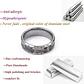 Anillo Argolla Color Oro Clásico Acero Inoxidable Hombre - Miniatura 12
