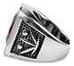 Anillo Piedra Hoja Arce Color Negro Acero Inoxidable Hombre - Miniatura 10