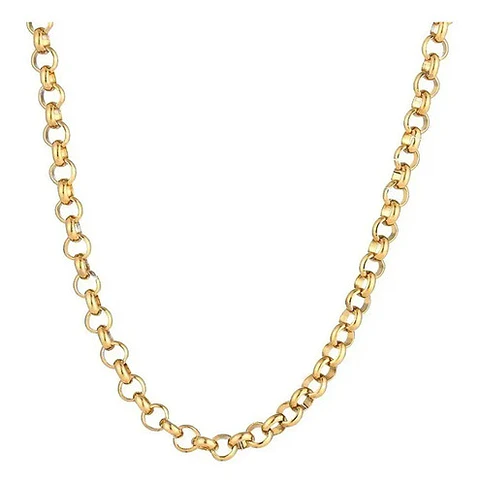 Cadena Acero Inoxidable 50 Mm Color Oro 50 Cm Hombre Y Mujer