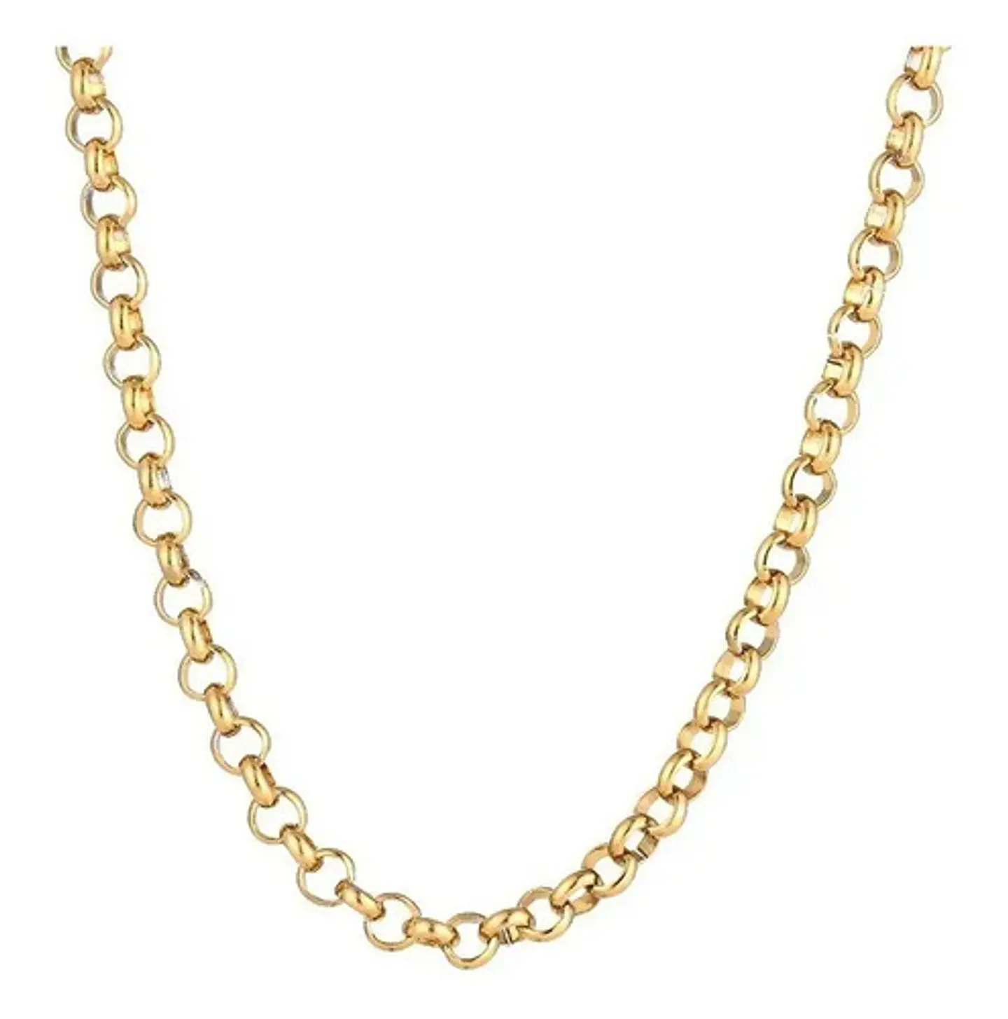 Cadena Acero Inoxidable 50 Mm Color Oro 50 Cm Hombre Y Mujer 1