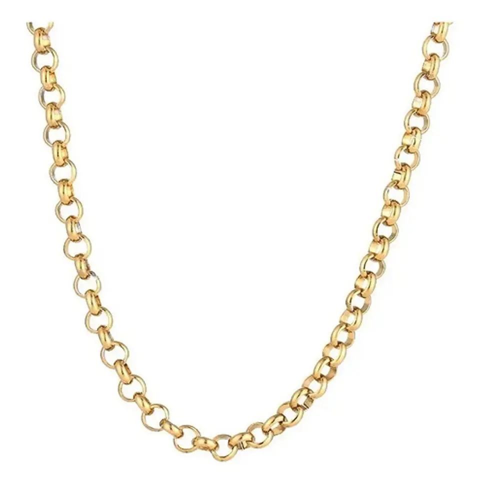 Cadena Acero Inoxidable 50 Mm Color Oro 50 Cm Hombre Y Mujer 1