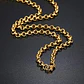 Cadena Acero Inoxidable 50 Mm Color Oro 50 Cm Hombre Y Mujer - Miniatura 3