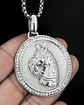 Collar En Acero Dorado Para Hombres Dije Caballo Piedras - Miniatura 16