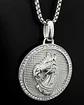 Collar En Acero Dorado Para Hombres Dije Caballo Piedras - Miniatura 17