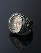 Anillo Cúpula Buda Color Plata Acero Inoxidable Hombre Mujer - Miniatura 9