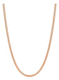 Cadena 55 Cm Serpiente 3mm Color Oro Acero Inoxidable Hombre - Miniatura 1