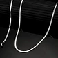 Cadena 55 Cm Serpiente 3mm Color Oro Acero Inoxidable Hombre - Miniatura 9