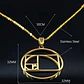 Collar Dije Fibonacci Color Oro Acero Inoxidable Para Mujer - Miniatura 3