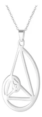 Collar Dije Fibonacci Color Oro Acero Inoxidable Para Mujer - Miniatura 4