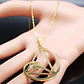 Collar Dije Fibonacci Color Oro Acero Inoxidable Para Mujer - Miniatura 8
