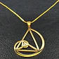 Collar Dije Fibonacci Color Oro Acero Inoxidable Para Mujer - Miniatura 10