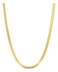 Cadena 60 Cm Serpiente 4mm Color Oro Acero Inoxidable Hombre - Miniatura 1