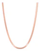 Cadena 60 Cm Serpiente 4mm Color Oro Acero Inoxidable Hombre - Miniatura 11