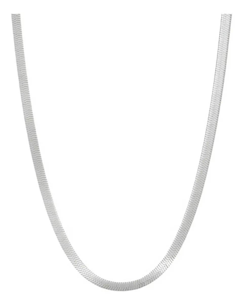 Cadena 60 Cm Serpiente 4mm Color Oro Acero Inoxidable Hombre 17