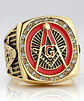 Anillo Mason Masoneria Color Plata Acero Inoxidable Hombre - Miniatura 2