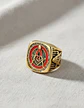 Anillo Mason Masoneria Color Plata Acero Inoxidable Hombre - Miniatura 5
