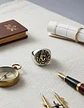 Anillo Hombre Símbolo Masón Masonería De Acero Color Plata - Miniatura 6