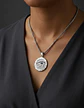 Collar Hombre Dije Piedras Ojo De Horus Color Oro De Acero - Miniatura 14