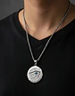 Collar Hombre Dije Piedras Ojo De Horus Color Oro De Acero - Miniatura 15
