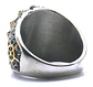 Anillo Militar Ancla Marina Plateado Acero Inoxidable Hombre - Miniatura 4