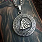 Collar Vikingo En Acero Para Hombres Dije Valknut  Amuleto - Miniatura 11