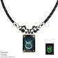 Collar Cuero Signos Zodiacales Brilla En La Oscuridad Hombre - Miniatura 9