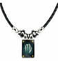 Collar Cuero Signos Zodiacales Brilla En La Oscuridad Hombre - Miniatura 13