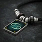Collar Cuero Signos Zodiacales Brilla En La Oscuridad Hombre - Miniatura 20