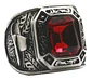 Anillo Ganadero Piedra Color Plata Acero Inoxidable Hombre - Miniatura 11