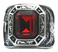 Anillo Ganadero Piedra Color Plata Acero Inoxidable Hombre - Miniatura 13