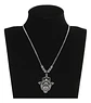 Collar Mano Hamsa Color Plata Acero Inoxidable Hombre Mujer - Miniatura 3