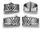Anillo Vikingo Valknut Odin Plateado Acero Inoxidable Hombre - Miniatura 2