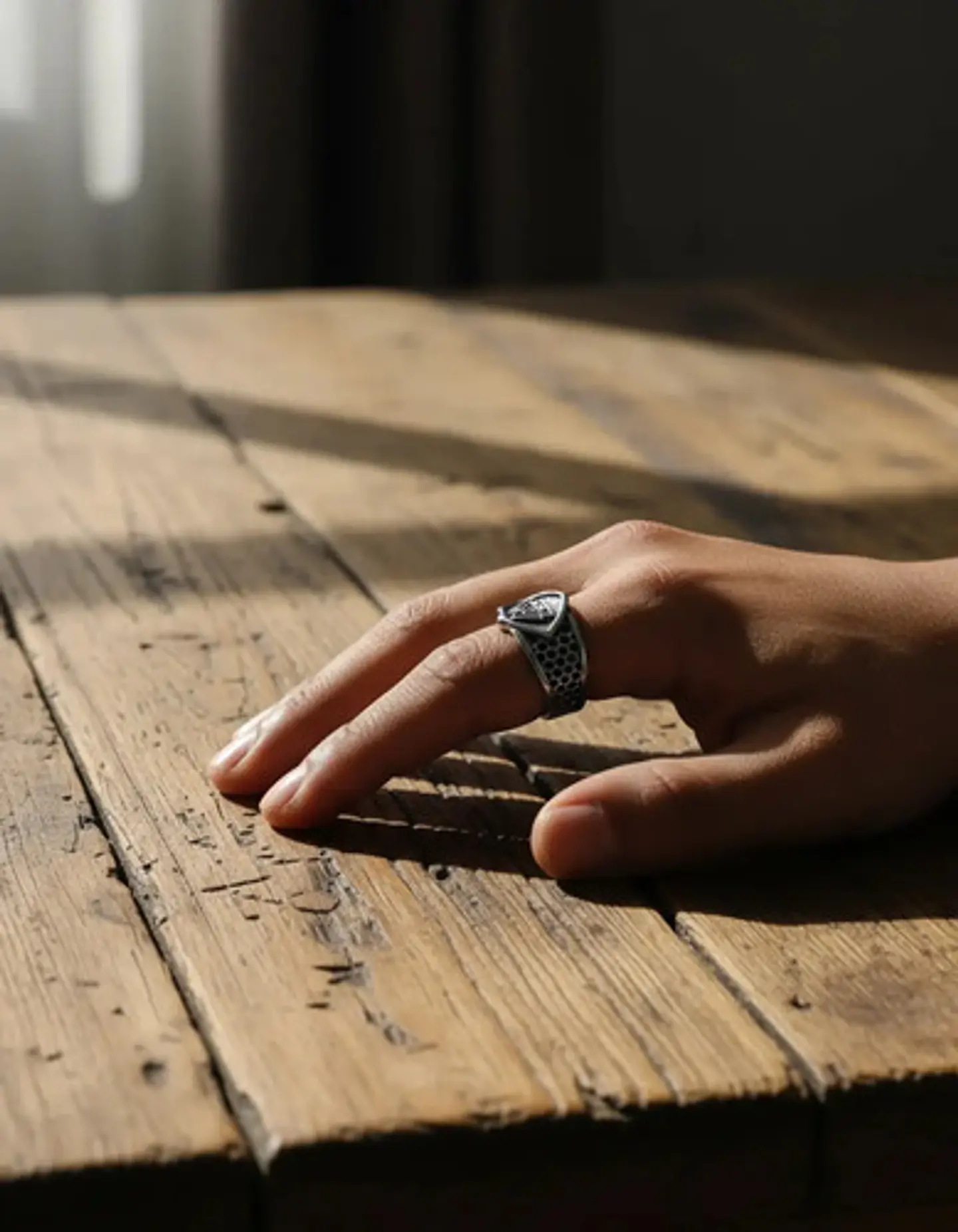 Anillo Vikingo Valknut Odin Plateado Acero Inoxidable Hombre 10