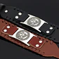 Pulsera Brazalete Cuero Vikingo Caballo Sleipnir Para Hombre - Miniatura 4
