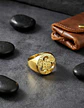 Anillo Nudo Celta Vikingo Color Oro Acero Inoxidable Hombre - Miniatura 4