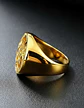 Anillo Nudo Celta Vikingo Color Oro Acero Inoxidable Hombre - Miniatura 5