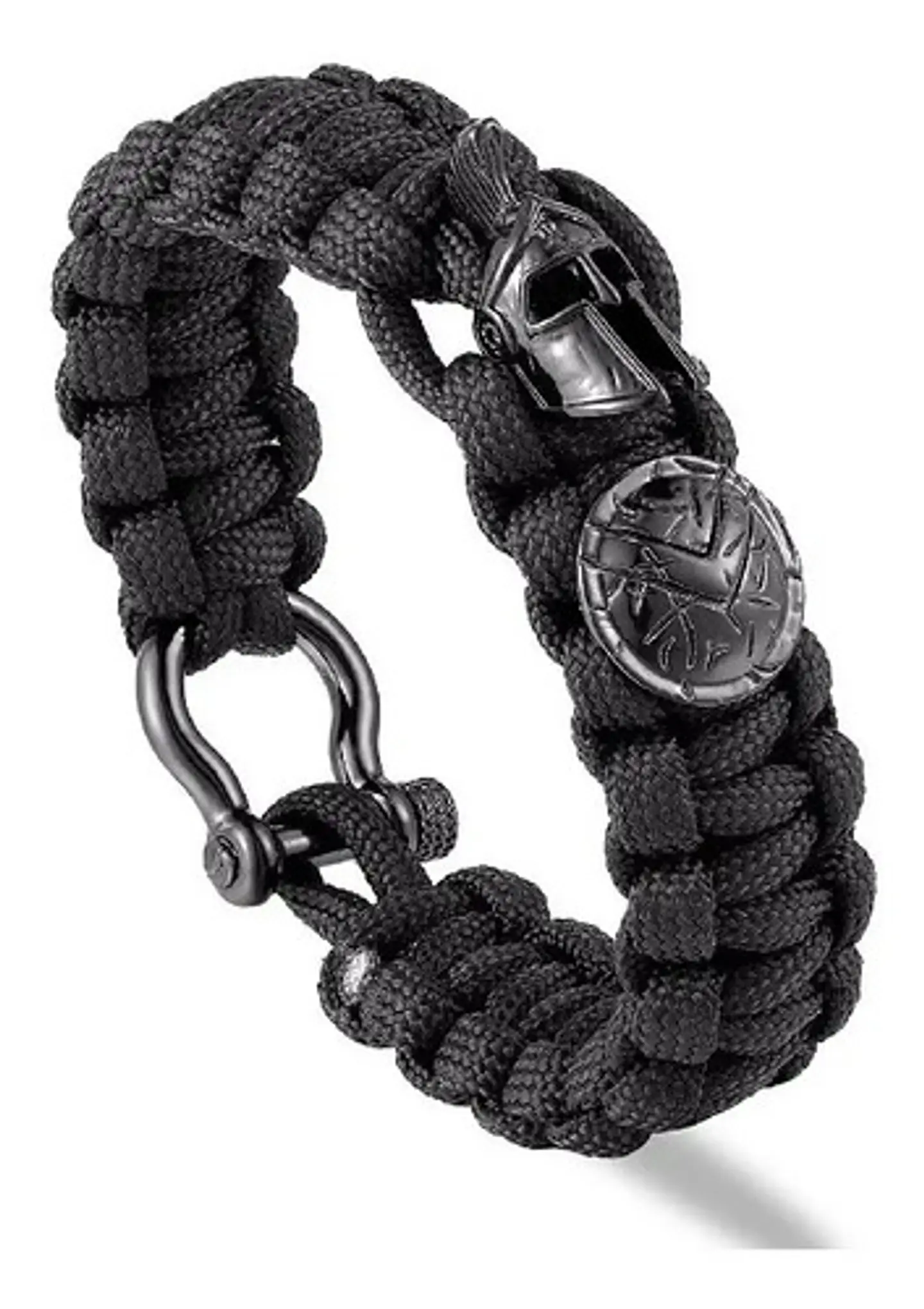 Pulsera Paracord Casco Guerrero Espartano Vikingo Hombre 7