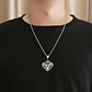 Collar Celta Lobo Color Plata Acero Inoxidable Hombre Mujer - Miniatura 3