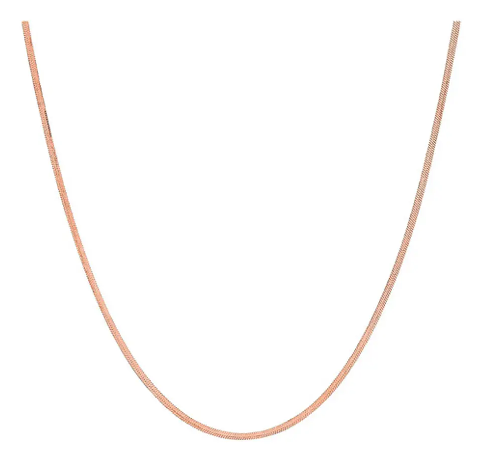 Cadena 50 Cm Serpiente 2mm Color Oro Acero Inoxidable Hombre 36