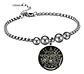 Pulsera Tetragramaton Color Plata Acero Inoxidable Mujer - Miniatura 1