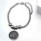 Pulsera Tetragramaton Color Plata Acero Inoxidable Mujer - Miniatura 2