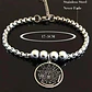 Pulsera Tetragramaton Color Plata Acero Inoxidable Mujer - Miniatura 4