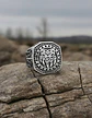 Anillo Garra Lobo Vikingo Plateado Acero Inoxidable Hombre - Miniatura 6