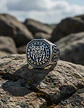 Anillo Garra Lobo Vikingo Plateado Acero Inoxidable Hombre - Miniatura 7