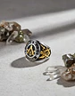 Anillo Mason Logia Color Plata Acero Inoxidable Para Hombre - Miniatura 7