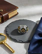 Anillo Mason Logia Color Plata Acero Inoxidable Para Hombre - Miniatura 9